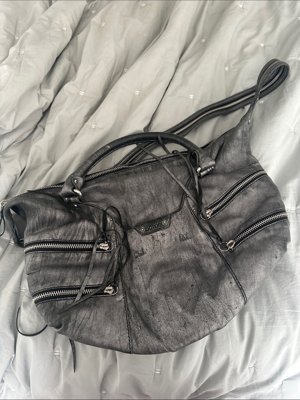 Botkier Sasha pewter hobo bag